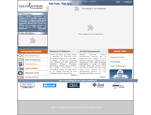 Tablet Screenshot of magna-systems.com